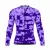 Kerékpáros mez hosszú ujjú - Glitch Purple