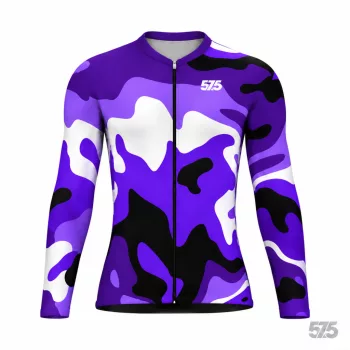 Kerékpáros mez hosszú ujjú - New Camo 5