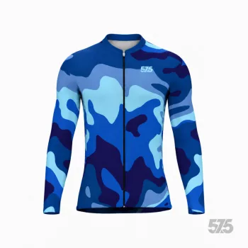 Kerékpáros mez hosszú ujjú - New Camo 4