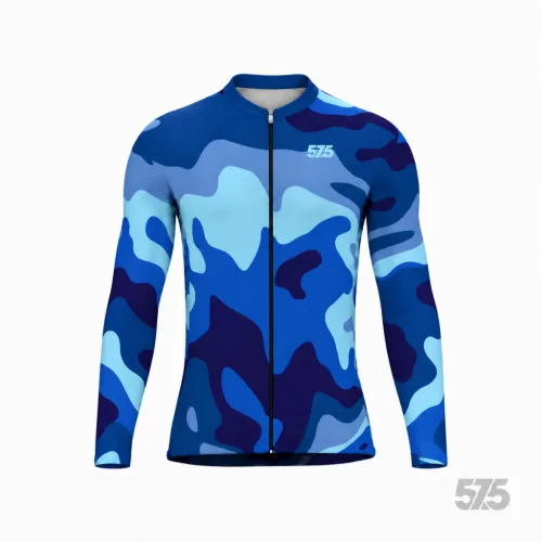 Kerékpáros mez hosszú ujjú - New Camo 4