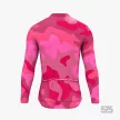 Kerékpáros mez hosszú ujjú - New Camo No pink