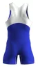 Birkózó mez férfi - Basic - Blue