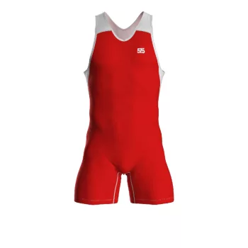 Birkózó mez férfi - Basic - Red