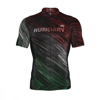   Kerékpáros Mez - PRO Gavia - HUNGARY + Kerékpáros HIGH PERFORMANCE rövidnadrág Kantáros - STANDARD BLACK - Base