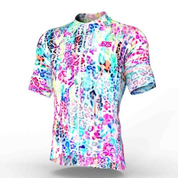   Kerékpáros Mez - PRO Gavia - Ice leopard + Kerékpáros HIGH PERFORMANCE rövidnadrág Kantáros - STANDARD BLACK - Base