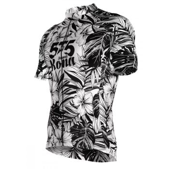   Kerékpáros Mez - PRO Gavia - KONA - Black - And - White + Kerékpáros HIGH PERFORMANCE rövidnadrág Kantáros - STANDARD BLACK - Base