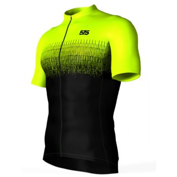   Kerékpáros Mez - PRO Gavia - LINEAR - FLUO + Kerékpáros HIGH PERFORMANCE rövidnadrág Kantáros - STANDARD BLACK - Base