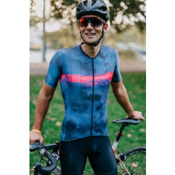   Kerékpáros Mez - PRO Gavia - Meteor + Kerékpáros HIGH PERFORMANCE rövidnadrág Kantáros - STANDARD BLACK - Base