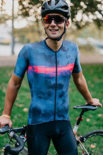 Kerékpáros Mez - PRO Gavia - Meteor + Kerékpáros HIGH PERFORMANCE rövidnadrág Kantáros - STANDARD BLACK - Base