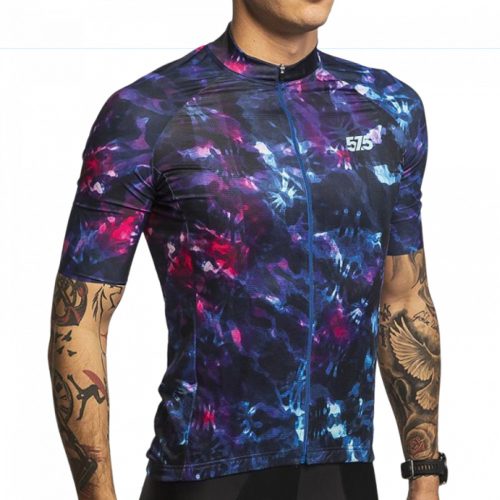 Kerékpáros Mez - PRO Gavia - BATIK + Kerékpáros Cargo rövidnadrág kantáros - STANDARD BLACK - Base