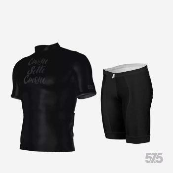   Kerékpáros Mez - Weekend - CINQUE - SETTE - CINQUE - Black + Kerékpáros rövidnadrág - STANDARD BLACK - Base