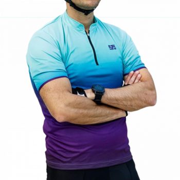   Kerékpáros Mez - Weekend - Dream - TURQUOISE - VIOLET + Kerékpáros rövidnadrág - STANDARD BLACK - Base