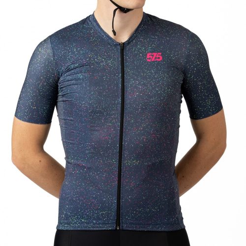 Kerékpáros Mez - PRO Gavia - Crayons - Blue + Kerékpáros Cargo rövidnadrág kantáros - STANDARD BLACK - Base