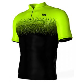   Kerékpáros Mez - Weekend - LINEAR - FLUO + Kerékpáros rövidnadrág - STANDARD BLACK - Base