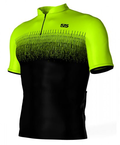 Kerékpáros Mez - Weekend - LINEAR - FLUO + Kerékpáros rövidnadrág - STANDARD BLACK - Base