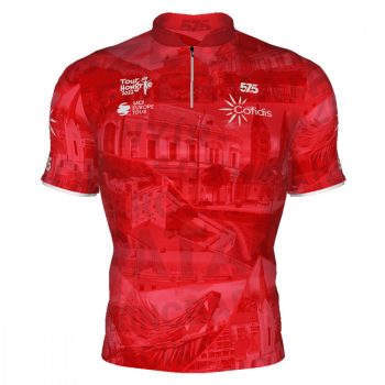   Kerékpáros Mez - Weekend - TOUR - DE - HONGRIE - Piros + Kerékpáros rövidnadrág - STANDARD BLACK - Base