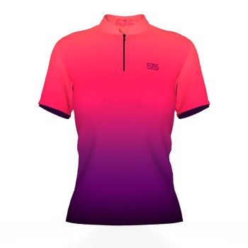   Kerékpáros Mez - Weekend - Női - DREAM - Coral-Purple + Kerékpáros rövidnadrág - STANDARD BLACK - Base