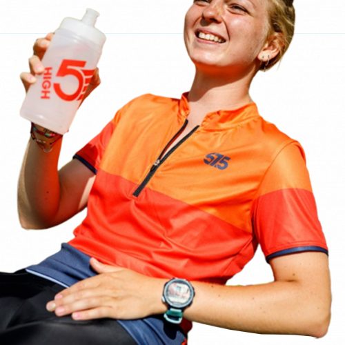 Kerékpáros Mez - Weekend - Női - THREE - STRIPE - RED - BLUE + Kerékpáros rövidnadrág - STANDARD BLACK - Base