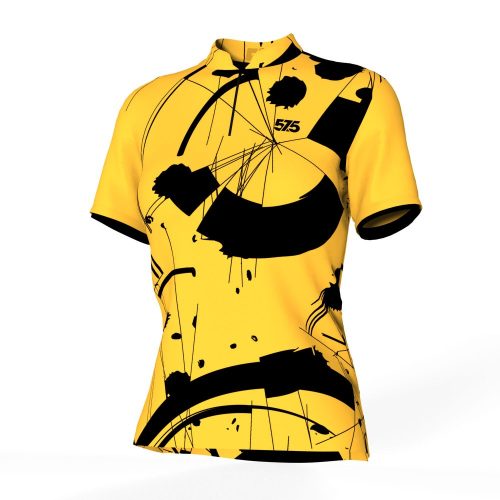 Kerékpáros Mez - Weekend - Női - Wheel Splash - Amber + Kerékpáros rövidnadrág - STANDARD BLACK - Base