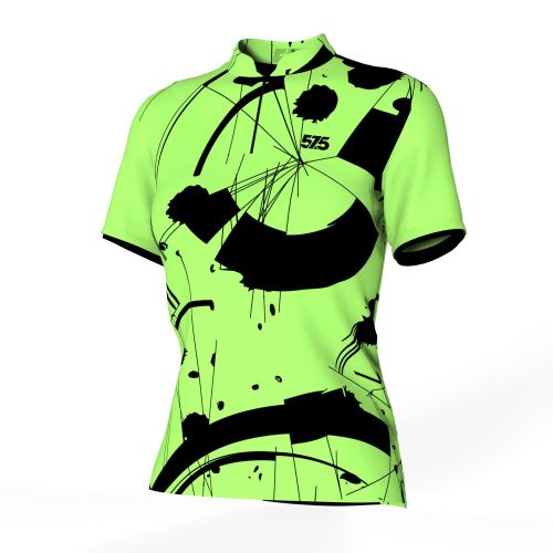 Kerékpáros Mez - Weekend - Női - Wheel Splash - Pistachio + Kerékpáros rövidnadrág - STANDARD BLACK - Base