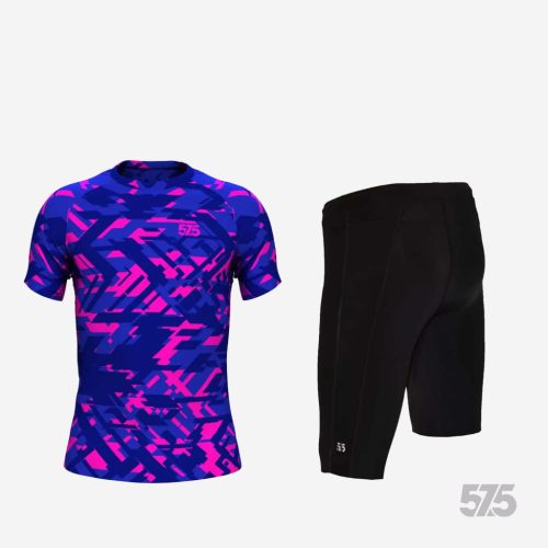 Futópóló High Performance - Affinity Pink + Futónadrág rövid szárú - STANDARD BLACK
