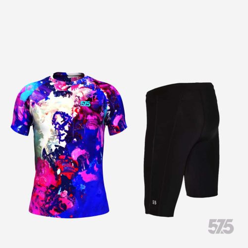 Futópóló High Performance - Brush  + Futónadrág rövid szárú - STANDARD BLACK