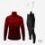 Kerékpáros Thermo felső - Dorio Flame + Kerékpáros hosszúnadrág kantáros - STANDARD BLACK