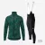 Kerékpáros Thermo felső - Dorio Green + Kerékpáros hosszúnadrág kantáros - STANDARD BLACK