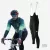 Kerékpáros Thermo felső - GREEN HILLS + Kerékpáros hosszúnadrág kantáros - STANDARD BLACK
