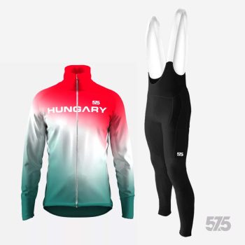   Kerékpáros Thermo felső - Hungary G + Kerékpáros hosszúnadrág kantáros - STANDARD BLACK