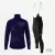 Kerékpáros Thermo felső - Moire Purple + Kerékpáros hosszúnadrág kantáros - STANDARD BLACK