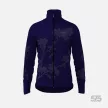 Kerékpáros Thermo felső - Moire Purple + Kerékpáros hosszúnadrág kantáros - STANDARD BLACK