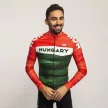 Kerékpáros Thermo felső - NATIONAL TEAM NEW + Kerékpáros hosszúnadrág kantáros - STANDARD BLACK