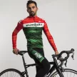 Kerékpáros Thermo felső - NATIONAL TEAM NEW + Kerékpáros hosszúnadrág kantáros - STANDARD BLACK