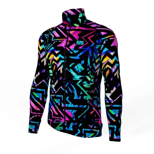Kerékpáros Thermo felső - Native Kona + Kerékpáros hosszúnadrág kantáros - STANDARD BLACK
