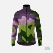Kerékpáros Thermo felső - New Camo Green + Kerékpáros hosszúnadrág kantáros - STANDARD BLACK