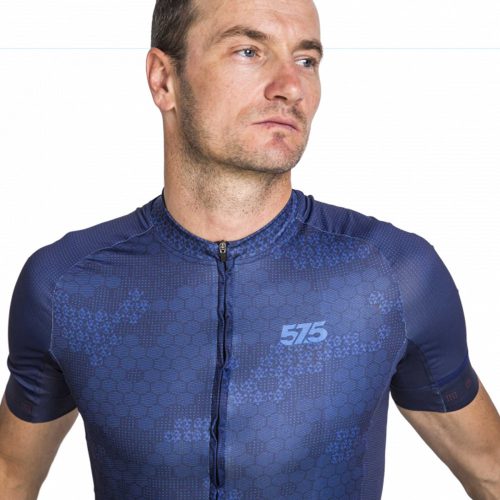 Kerékpáros Mez - PRO Gavia - HIVE - Blue + Kerékpáros Cargo rövidnadrág kantáros - STANDARD BLACK - Base