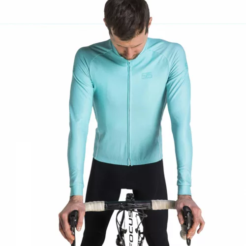 Kerékpáros Thermo felső - NO HIT - Mint + Kerékpáros hosszúnadrág kantáros - STANDARD BLACK