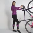 Kerékpáros Thermo felső - NO HIT - Purple + Kerékpáros hosszúnadrág kantáros - STANDARD BLACK