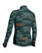 Kerékpáros Thermo felső - Pixel - Green + Kerékpáros hosszúnadrág kantáros - STANDARD BLACK