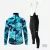 Kerékpáros Thermo felső - Pixel Camo Blue + Kerékpáros hosszúnadrág kantáros - STANDARD BLACK