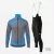 Kerékpáros Thermo felső - Sirocco Duo Blue + Kerékpáros hosszúnadrág kantáros - STANDARD BLACK