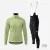 Kerékpáros Thermo felső - Snake Pael Green + Kerékpáros hosszúnadrág kantáros - STANDARD BLACK