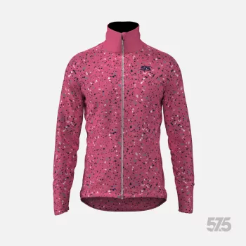   Kerékpáros Thermo felső - Terrazzo Pink + Kerékpáros hosszúnadrág kantáros - STANDARD BLACK
