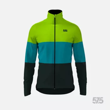   Kerékpáros Thermo felső - Threestripe Dark Cyan + Kerékpáros hosszúnadrág kantáros - STANDARD BLACK