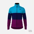Kerékpáros Thermo felső - ThreeStripe Dark Magenta + Kerékpáros hosszúnadrág kantáros - STANDARD BLACK