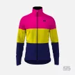 Kerékpáros Thermo felső - ThreeStripe Pink + Kerékpáros hosszúnadrág kantáros - STANDARD BLACK