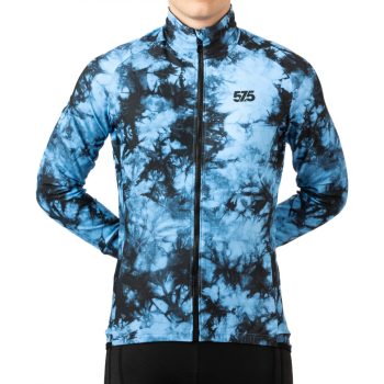   Kerékpáros Thermo felső - Tie dye - Montecarlo + Kerékpáros hosszúnadrág kantáros - STANDARD BLACK