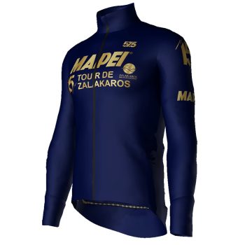   Kerékpáros Thermo felső - TOUR DE ZALAKAROS - 15. JUBILEUMI + Kerékpáros hosszúnadrág kantáros - STANDARD BLACK