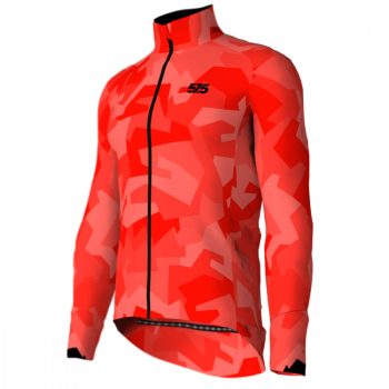   Kerékpáros Thermo felső - ZED Camo - Red + Kerékpáros hosszúnadrág kantáros - STANDARD BLACK